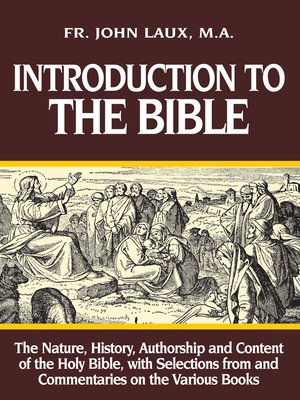 cover image of Introduction to the Bible